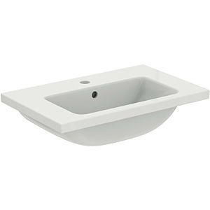 Ideal Standard i.life S vasque à poser T459001 avec trou pour robinetterie et trop-plein, 61 x 38,5 x 18 cm, blanc