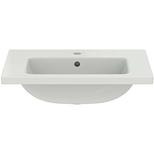 Ideal Standard i.life S vasque à poser T4590MA avec trou pour robinetterie et trop-plein, 61 x 38,5 x 18 cm, blanc Ideal Plus