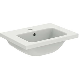 Ideal Standard i.life S vasque à poser T4591MA avec trou pour robinetterie et trop-plein, 51 x 38,5 x 18 cm, blanc Ideal Plus