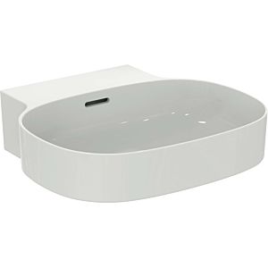 Ideal Standard Linda-X lavabo T4754MA sans trou pour robinetterie, avec trop-plein, 500 x 480 x 135 mm, blanc Plus
