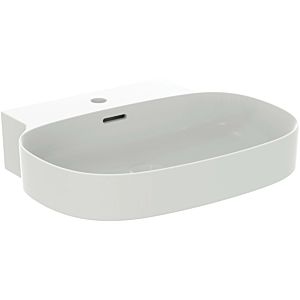 Ideal Standard Linda-X lavabo T4983V1 2000 , avec trop-plein, meulé, 600 x 500 x 135 mm, blanc soie