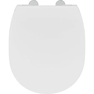 Ideal Standard WC-Sitz Connect Flat E772401 weiß, Softclosing-Scharniere Edelstahl