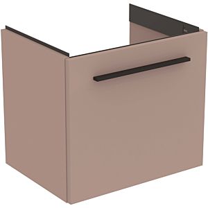 Ideal Standard i.life S Möbel-Waschtischunterschrank T5290NH 1 Auszug, 50 x 37,5 x 44 cm, carbongrau matt