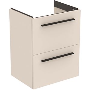 Ideal Standard i.life S Möbel-Waschtischunterschrank T5291NF 2 Auszüge, 50 x 37,5 x 63 cm, sandbeige matt