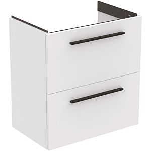 Ideal Standard i.life S meuble sous-vasque 801 match3 coulissants, 60 x 37,5 x 63 cm, blanc mat