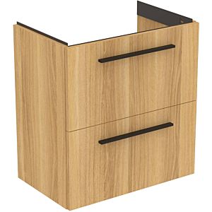 Ideal Standard i.life S furniture vanity 801 match3 pull-outs, 60 x 37.5 x 63 cm, Eiche natur