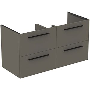 Ideal Standard i.life B furniture double vanity unit T5278NG 120x50.5x63cm, 4 drawers, matt quartz grey