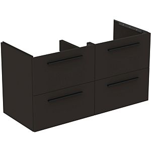 Ideal Standard i.life B furniture double vanity unit T5278NV 120x50.5x63cm, 4 drawers, carbon gray matt