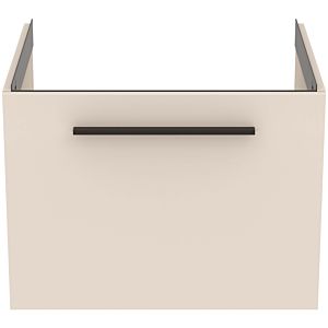 Ideal Standard i.life B meuble double vasque T5269NF 1 tiroir, 60 x 50,5 x 44 cm, beige sable mat