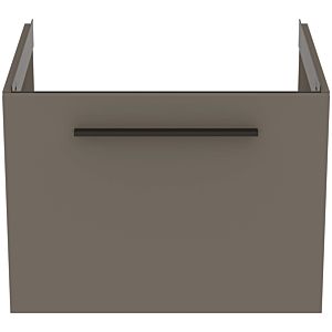 Ideal Standard i.life B meuble double vasque T5269NG 1 tiroir, 60 x 50,5 x 44 cm, gris quartz mat