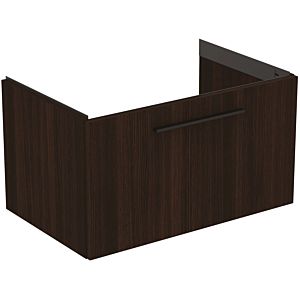Ideal Standard i.life B meuble double vasque T5271NW 1 tiroir, 80 x 50,5 x 44 cm, chêne café