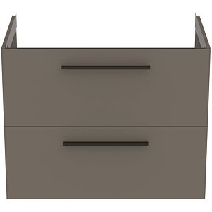Ideal Standard i.life B furniture double vanity unit T5272NG 2 drawers, 80 x 50.5 x 63 cm, matt quartz grey