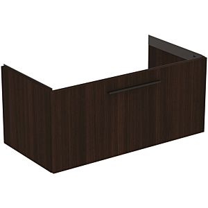 Ideal Standard i.life B meuble double vasque T5275NW 1 tiroir, 100 x 50,5 x 44 cm, chêne café