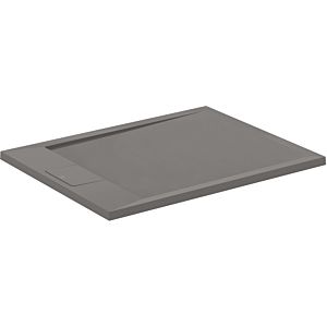 Receveur de douche rectangulaire Ideal Standard Ultra Flat S i.life T5237FS 90 x 70 x 3,2 cm, gris quartz