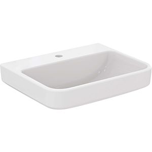 Ideal Standard i.life B lavabo T534401 avec trou pour robinetterie, sans trop-plein, 55 x 44 x 18 cm, blanc