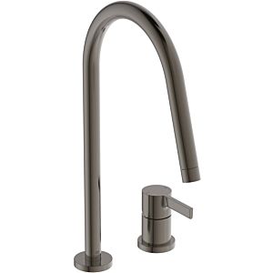 Ideal Standard Gusto kitchen 2-hole faucet BD422A5 magnetic gray, with high pipe spout
