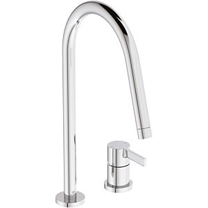 Ideal Standard Gusto kitchen 2-hole faucet BD422AA chrome, with high pipe spout