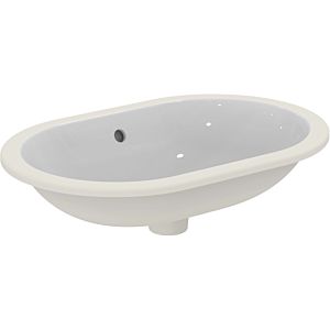 Ideal Standard Connect Unterbau Waschtisch E505001 62 x 41 cm, weiss, oval, ohne Hahnloch