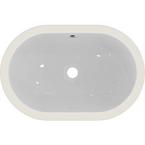 Ideal Standard Connect Unterbau Waschtisch E505001 62 x 41 cm, weiss, oval, ohne Hahnloch