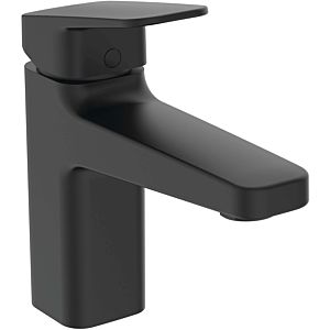 Ideal Standard CeraPlan mitigeur de lavabo BD227XG saillie 124 mm, noir soie, avec garniture de vidange en métal0