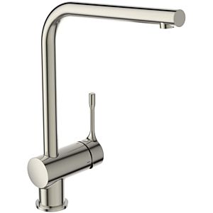 Ideal Standard CeraLook kitchen mixer BC174GN with high spout, projection 225 mm, stainless steel look