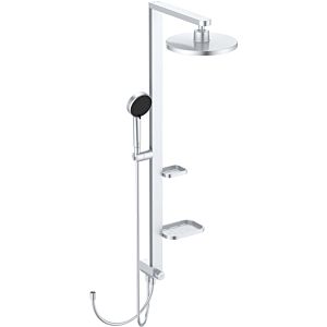 Ideal Standard Alu+ shower system BD585SI for combination with exposed fitting, Silver