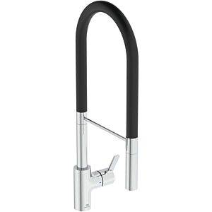 Ideal Standard Gusto kitchen tap BD421AA chrome, with 2-function hand shower made of metal