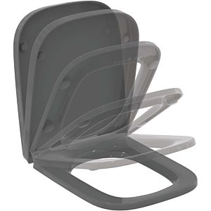 Ideal Standard i.life B toilet seat T468358 Grey, wrapover, soft closing