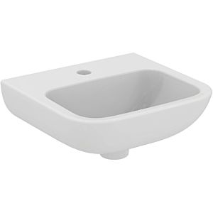 Ideal Standard Contour 21 lave-mains S240601 avec trou pour robinet, sans trop-plein, 40 x 36,5 cm, blanc