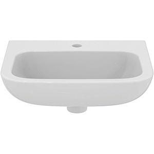 Ideal Standard Contour 21 lave-mains S241201 avec trou pour robinet, sans trop-plein, 50 x 42 cm, blanc