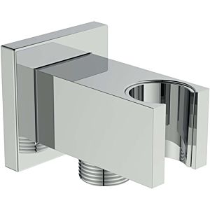 Ideal Standard Idealrain Atelier wall elbow BC771AA with shower holder, flush-mounted G1 / 2, square, chrome-plated