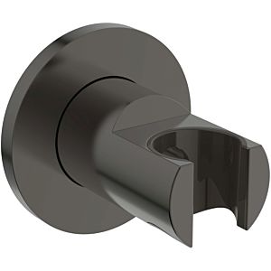 Ideal Standard Idealrain Atelier Brausehalter BC806A5 rund, aus Metall, fix, Magnetic Grey