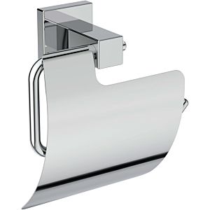 Ideal Standard IOM Cube toilet roll holder E2191AA with cover, with mounting kit, chrome plated