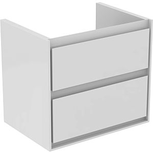 Ideal Standard Connect Air Waschtischunterschrank E1605B2, weiss glänzend/weiss matt, Cube