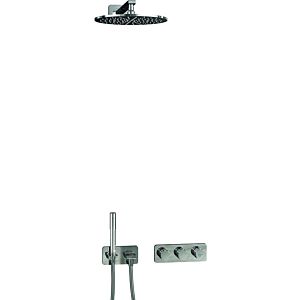 Ideal Standard combinaison de douche soft Archimodule A1549AA soft, avec douchette à main et douche à effet pluie, chromée