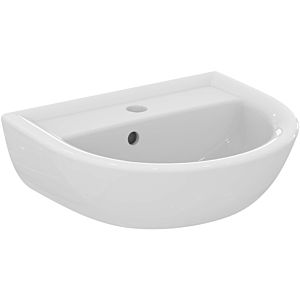 Ideal Standard Eurovit Cloakroom basin E872101 450x350x155mm, white, with tap hole and overflow