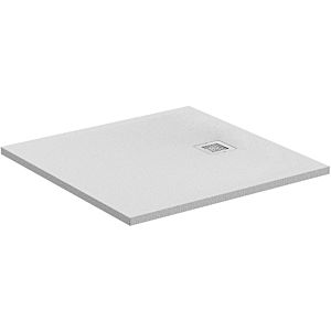 Ideal Standard Ultra Flat S receveur de douche K8214FR Carrara blanc, 80x80x3cm, avec cache bonde