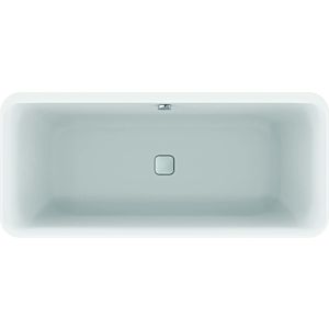 Ideal Standard Tonic II bain K8726V3 180 x 80 cm, blanc / noir mat, autoportant, avec remplissage