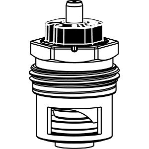 Heimeier V-exact II Thermostat-Umrüstoberteil 3700-24.300 DN 10/15/20, mit genauer stufenloser Voreinstellung