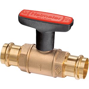Heimeier Globo heating ball valve 0602-22.000 DN 20, 22 x 22 mm, Viega press connection, gunmetal