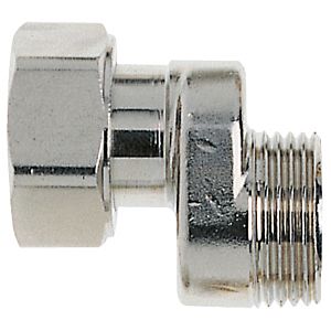 Heimeier S-connection 1351-02.362 G 3/4 IGxG 3/4 AG, nickel-plated brass