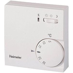 Heimeier thermostat d&#39;ambiance 1938-00.500 230 V, avec réduction de température, blanc