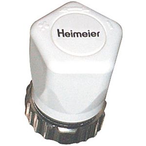 Heimeier Handregulierkappe 200100325  mit Rändelmutter, weiss