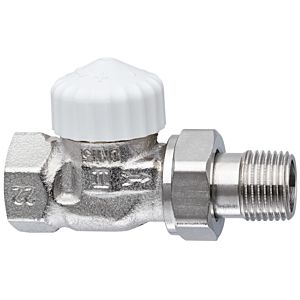 Heimeier V-exact II thermostatic valve body 3452-01.000 Rp 3 / 8xR 3/8, straight, shortened, brass