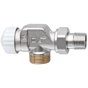 Heimeier V-exact II thermostatic valve body 3730-02.000 R 2000 / 2xG 3/4 AG, axial, gunmetal nickel-plated