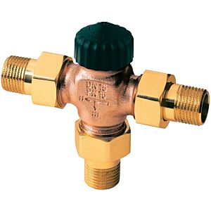 Heimeier three-way switch valve 4160-03.000 DN 20, flat sealing, gunmetal
