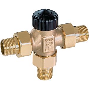 Heimeier three-way mixing valve 4170-03.000 DN 20, flat sealing, gunmetal