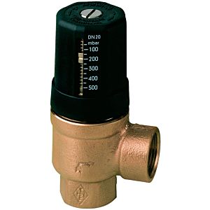 Heimeier differential Heimeier overflow valve 5501-03.000 DN 20, female thread, red brass