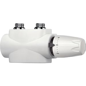 Heimeier Multilux 4 robinets thermostatiques 9690-42.000 convertible d&#39;un fonctionnement deux à un tuyau, blanc