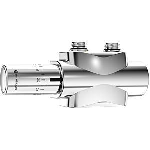 Heimeier Multilux 4-Set thermostatic valve 9690-43.800 chrome-plated, convertible from two-pipe to one-pipe operation